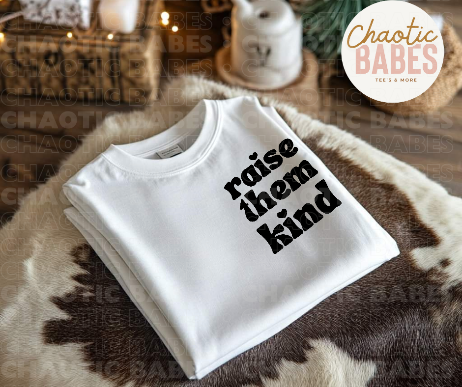 Tee - Raise Them Kind Pocket